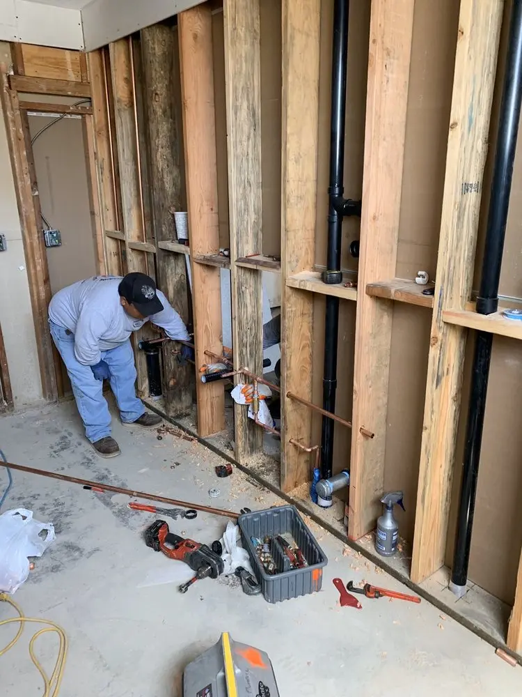 Commercial rough-in plumbing for Water Heater Replacement in Fort Howard